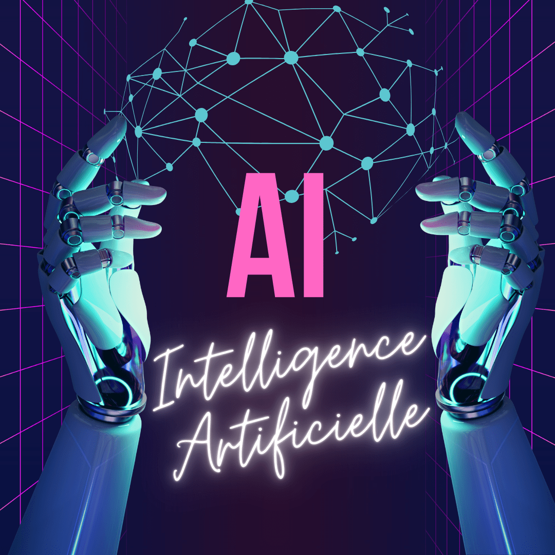 Une photo capturant les mains d'un robot en train d'interagir avec des interfaces numériques, évoquant le thème de l'intelligence artificielle .