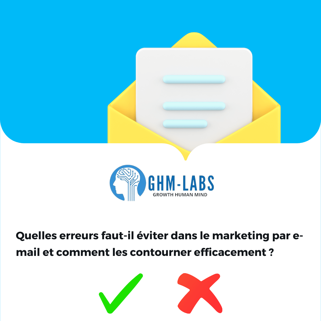 Les erreurs à éviter dans sa stratégie e-mail